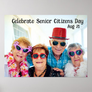 Feiern Senior Citizens Day Poster
