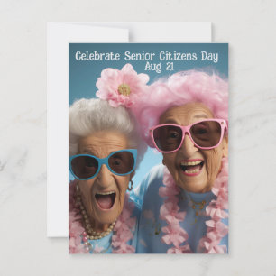Feiern Senior Citizens Day Postkarte