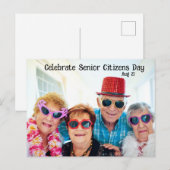 Feiern Senior Citizens Day Postkarte (Vorne/Hinten)