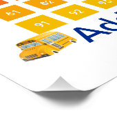 Feiern Sie 100 Tage mit Zählen Poster (Ecke)