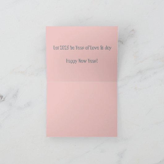 Feiern Sie 2025.2 Neujahrskarten Dankeskarte (Innenseite)