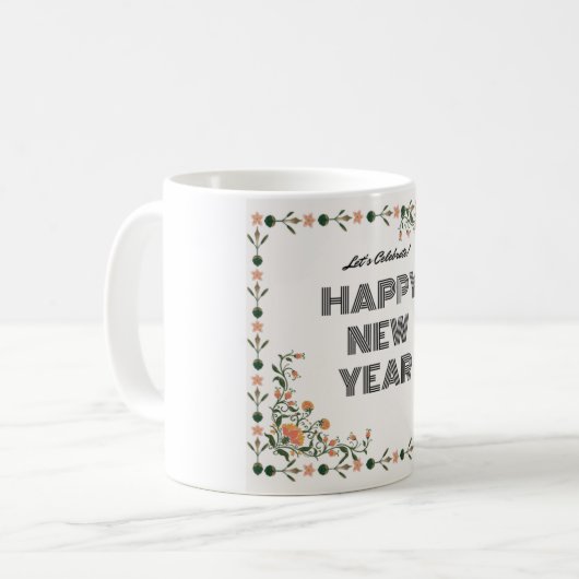 Feiern Sie 2025 mit jedem Schluck Kaffeetasse (Vorderseite Links)