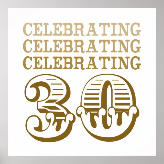 Feiern Sie 30! (Geburtstagspartei) Poster (Vorne)