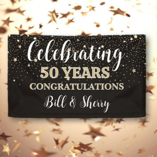 Feiern Sie 50 Jahre! Jubiläumsbanner Banner