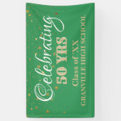 Feiern Sie 50 Jahre! Wiedersehen-Banner der CUSTOM Banner (Vertikal)