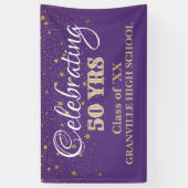 Feiern Sie 50 Jahre! Wiedersehen-Banner der CUSTOM Banner (Vertikal)