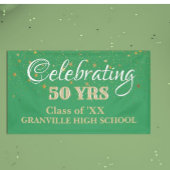 Feiern Sie 50 Jahre! Wiedersehen-Banner der CUSTOM Banner