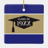 Feiern Sie! 50. Klasse-Wiedersehen Keramikornament (Rückseite)