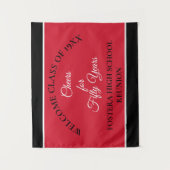 Feiern Sie! 50. Klasse Wiedersehen-Party Wandteppich (Vorderseite)