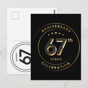 Feiern Sie 67 Jahre: Opa Oma Geburtstag 2026 Postkarte