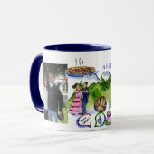 feiern Sie 90 verbessert Tasse (Vorderseite Links)
