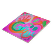 Feiern Sie Abstrakte digitale Malerei Fliese (Seite)