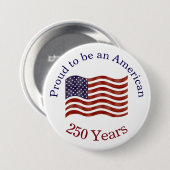 Feiern Sie America 250 #60v2 Button (Vorne & Hinten)