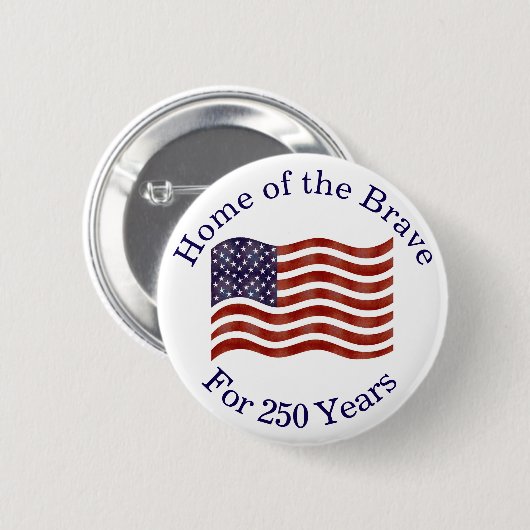 Feiern Sie Amerika 250 #33 Button (Vorne & Hinten)