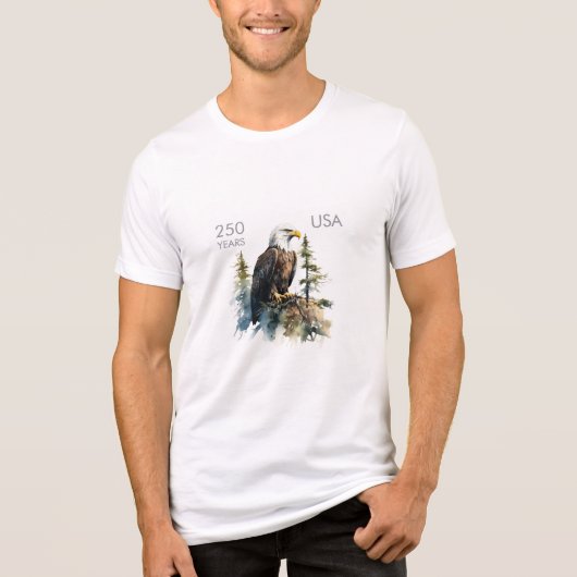 Feiern Sie Amerika 250 #75 Tri-Blend Shirt (Vorderseite)