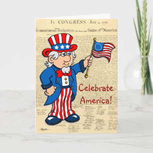 Feiern Sie Amerika Karte