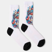 Feiern Sie Amerikas 250. Geburtstag mit Donut Socken (Rechts)