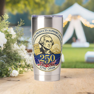 Feiern Sie Amerikas 250. Jubiläum Thermobecher