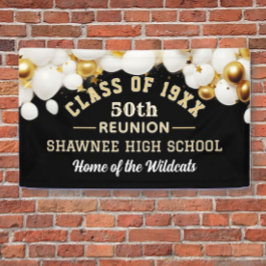 Feiern Sie! Banner für das 50. Klassentreffen