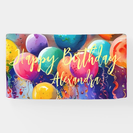 Feiern Sie! Benutzerdefinierter Text Banner (Horizontal)