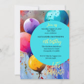 Feiern Sie! Benutzerdefinierter Text Einladung (Vorderseite)