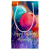 Feiern Sie! Benutzerdefinierter Text Kleine Geschenktüte (Vorderseite)