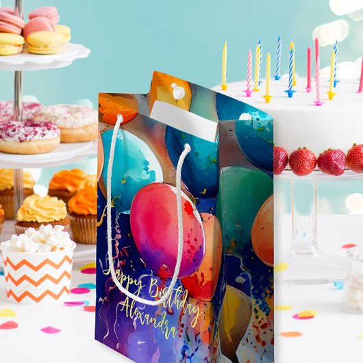 Feiern Sie! Benutzerdefinierter Text Kleine Geschenktüte