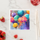 Feiern Sie! Benutzerdefinierter Text Serviette (Beispiel)