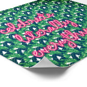 Feiern Sie buchstäblich alles Poster (Ecke)