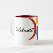 Feiern Sie Carson-Tasse Zweifarbige Tasse (Vorderseite Links)