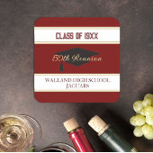 Feiern Sie! CUSTOM Class-Wiedersehen Rechteckiger Pappuntersetzer