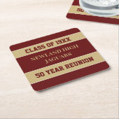 Feiern Sie! CUSTOM Class-Wiedersehen Rechteckiger Pappuntersetzer (angewinkelt)