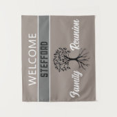 Feiern Sie! CUSTOM Family Wiedersehen Wandteppich (Vorderseite)