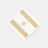 Feiern Sie! CUSTOM Jubiläum Napkins Serviette (Ecke)