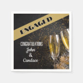 Feiern Sie! CUSTOM Rentirement Party Napkins Serviette (Vorderseite)