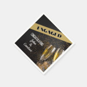 Feiern Sie! CUSTOM Rentirement Party Napkins Serviette (Ecke)