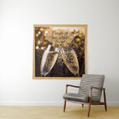 Feiern Sie das Engagment! Party Wandteppich (Beispiel)