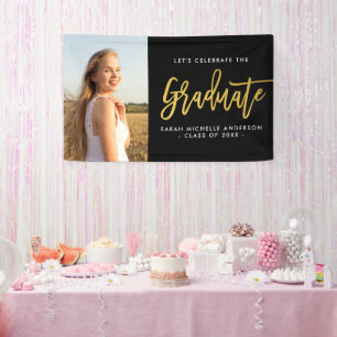 Feiern Sie das Graduate Foto Party Banner