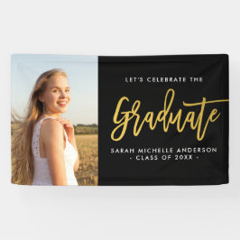 Feiern Sie das Graduate Foto Party Banner