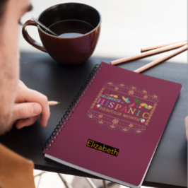 Feiern Sie das hispanische Kulturerbe Notizblock