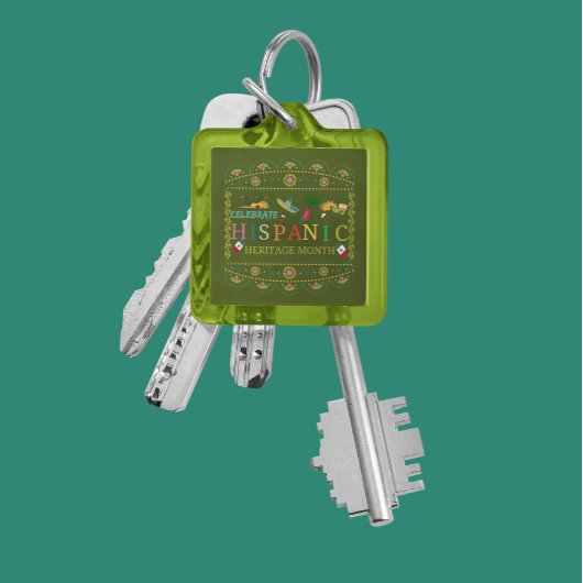 Feiern Sie das hispanische Kulturerbe Schlüsselanhänger