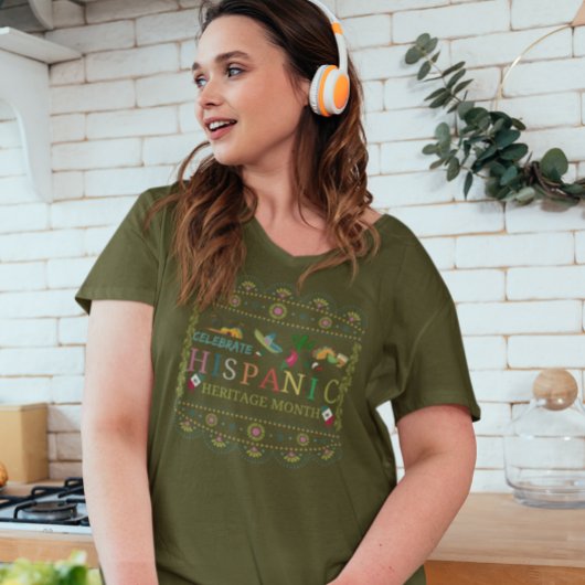 Feiern Sie das hispanische Kulturerbe T-Shirt