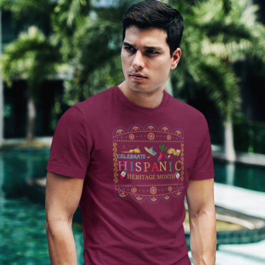 Feiern Sie das hispanische Kulturerbe T-Shirt