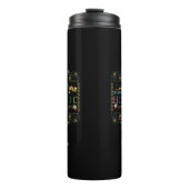 Feiern Sie das hispanische Kulturerbe Thermosbecher (Vorderseite)