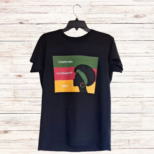 Feiern Sie das Juneteenth 1865 Damen T-Shirt