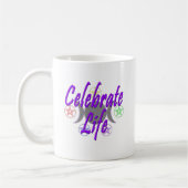 Feiern Sie das Leben Kaffeetasse (Links)