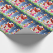 Feiern Sie das magische Fliesen-Packpapier Geschenkpapier (Ecke)