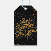 Feiern Sie das neue Jahr: Lass's Celebrate Togethe Geschenkanhänger (Vorderseite)