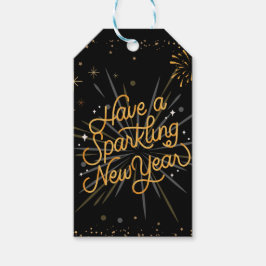 Feiern Sie das neue Jahr: Lass's Celebrate Togethe Geschenkanhänger