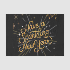 Feiern Sie das neue Jahr: Lass's Celebrate Togethe Seidenpapier